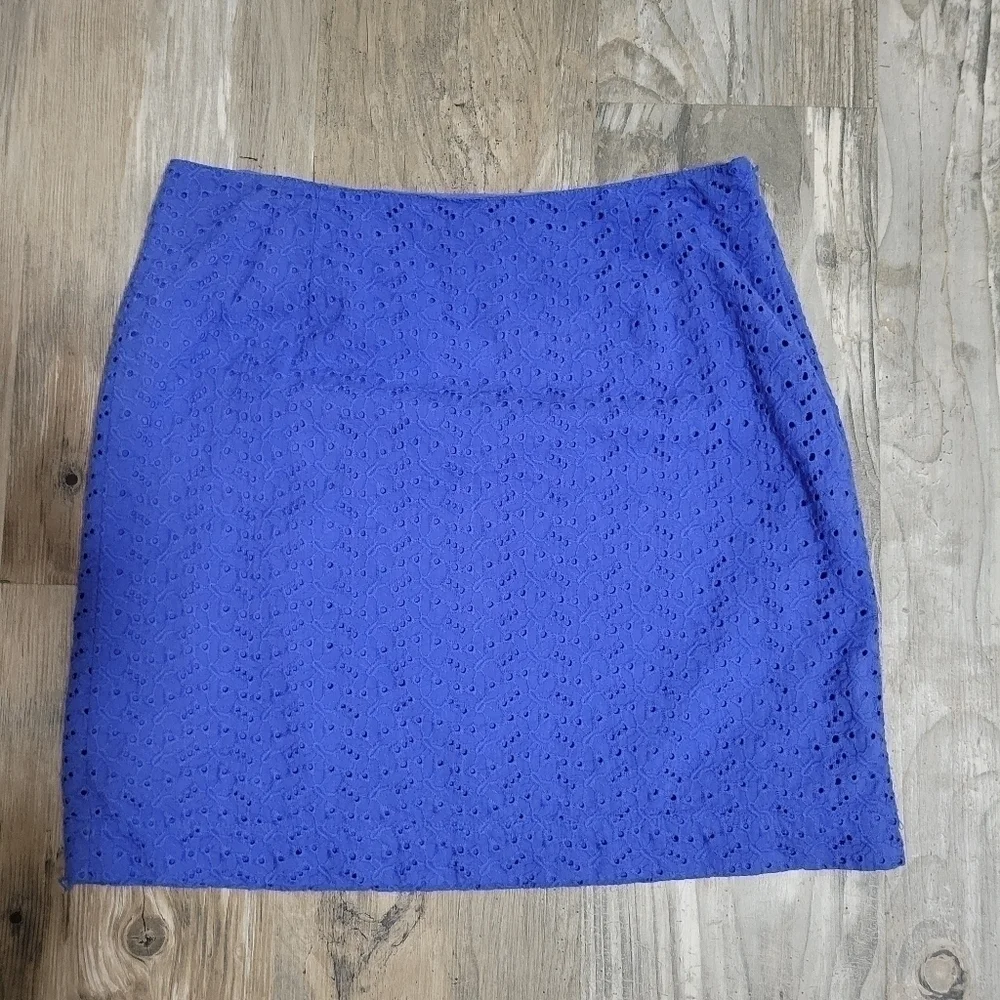 LL Bean Favorite Fit 100 % cotton skirt size 10 Petite